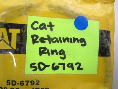 NEW OEM 5D-6792 CAT Retaining Ring 0810
