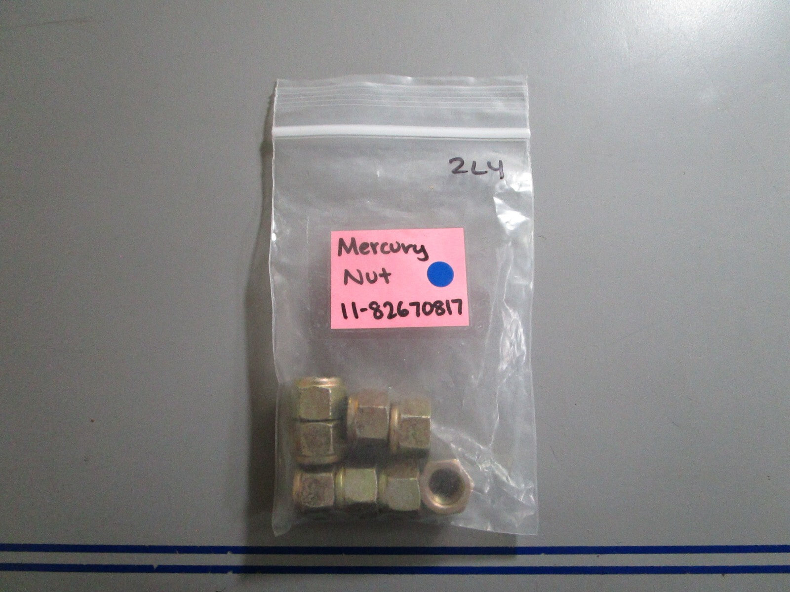 *NEW OEM* (LOT OF 4) 0810 Mercury Quicksilver Nut 11-82670817