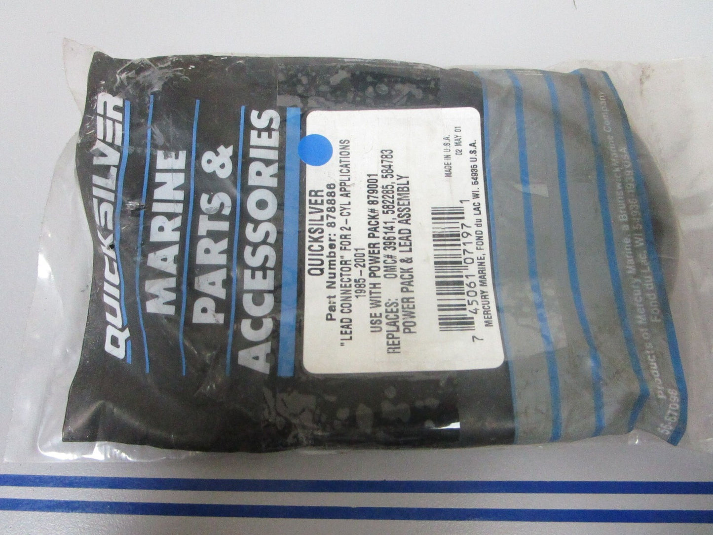 *NEW OEM* 0770 Mercury Quicksilver Lead Connector for 2 -CYL Applications 878886