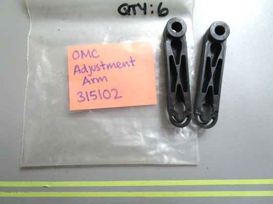 *NEW OEM* (LOT OF 2) 0750 OMC Johnson Evinrude ADJUSTMENT ARM 315102 0315102
