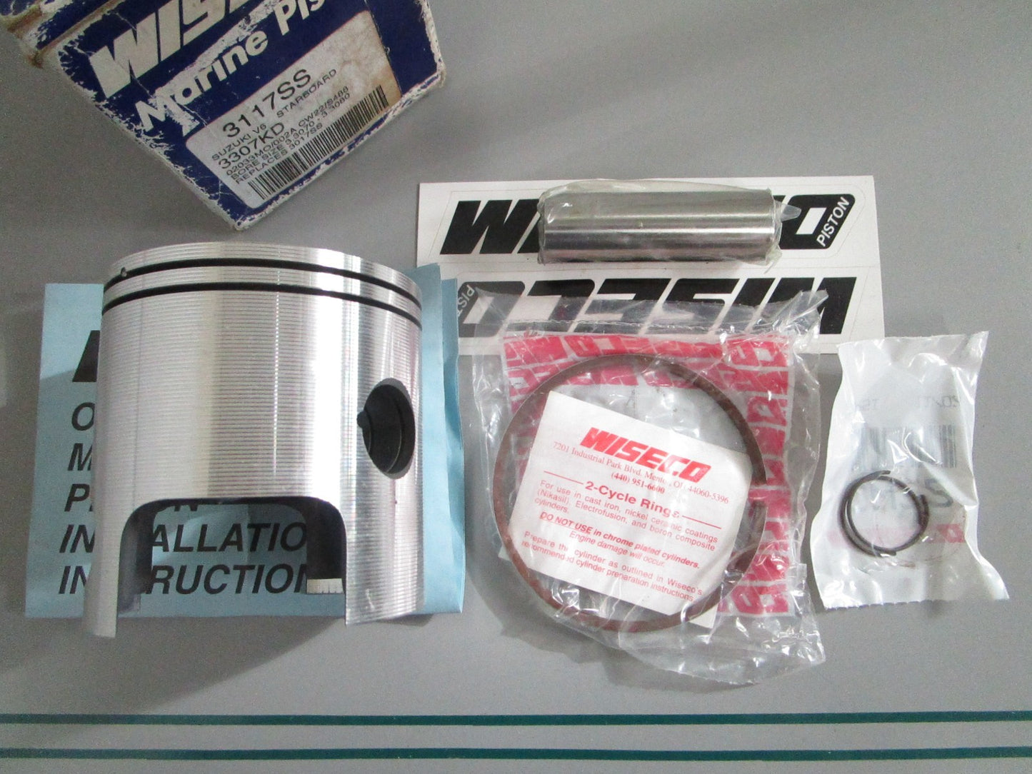 NEW 3117SS Wiseco Piston Kit For: Suzuki 0820