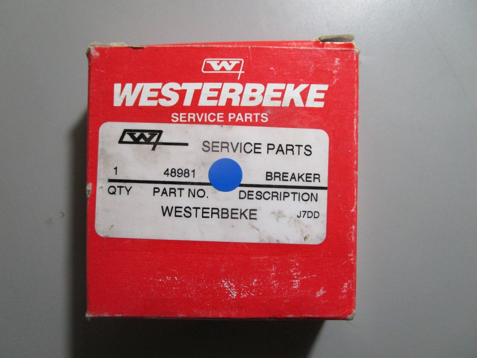 *NEW* 0810 Westerbeke Breaker 48981