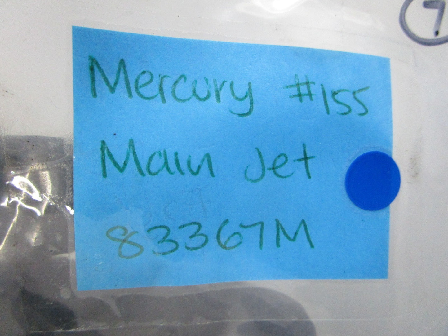 NEW OEM 83367M Mercury Quicksilver #155 Main Jet 0810