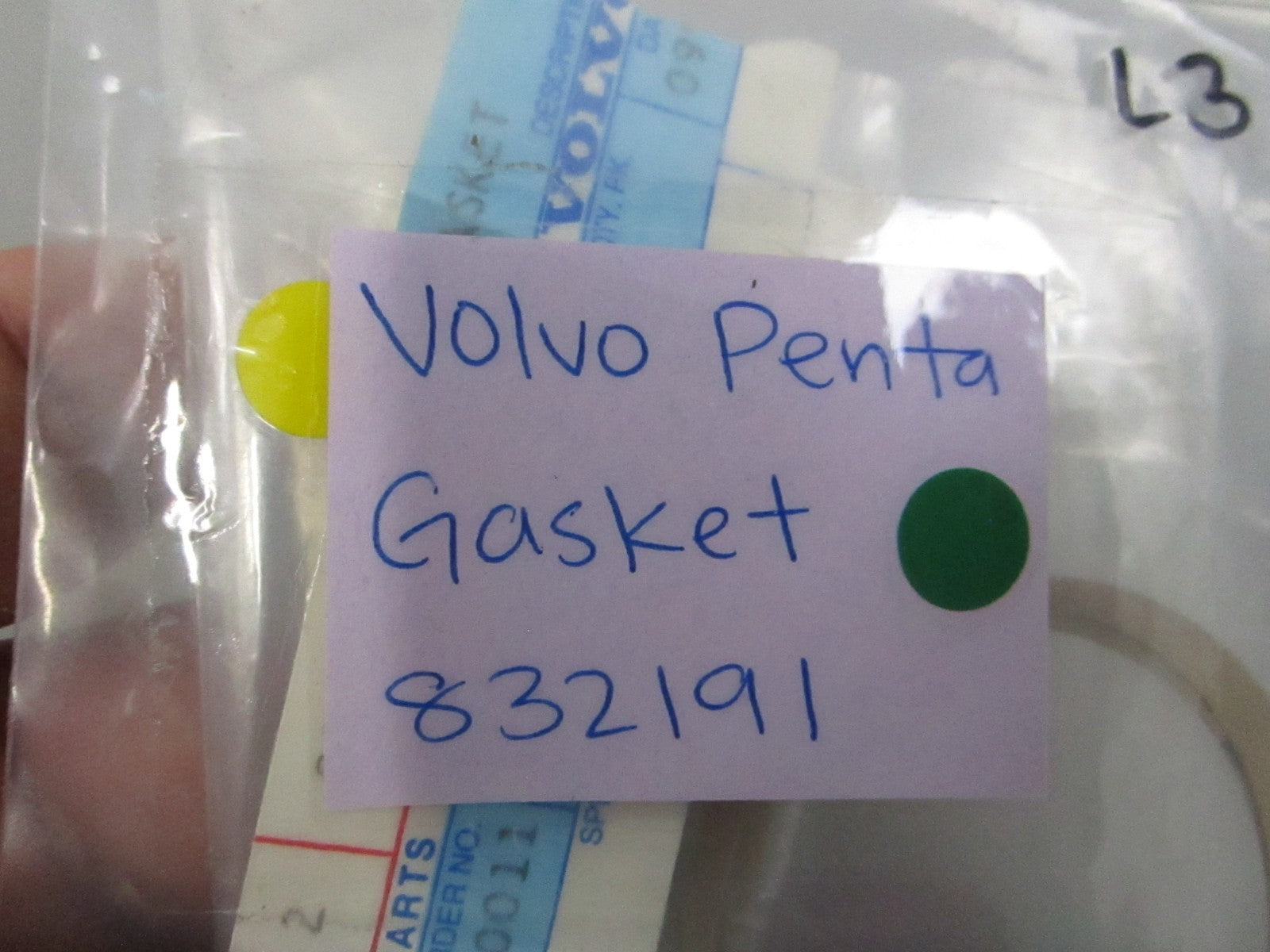 NEW OEM (LOT OF 3) 832191 Volvo Penta Gasket 0810