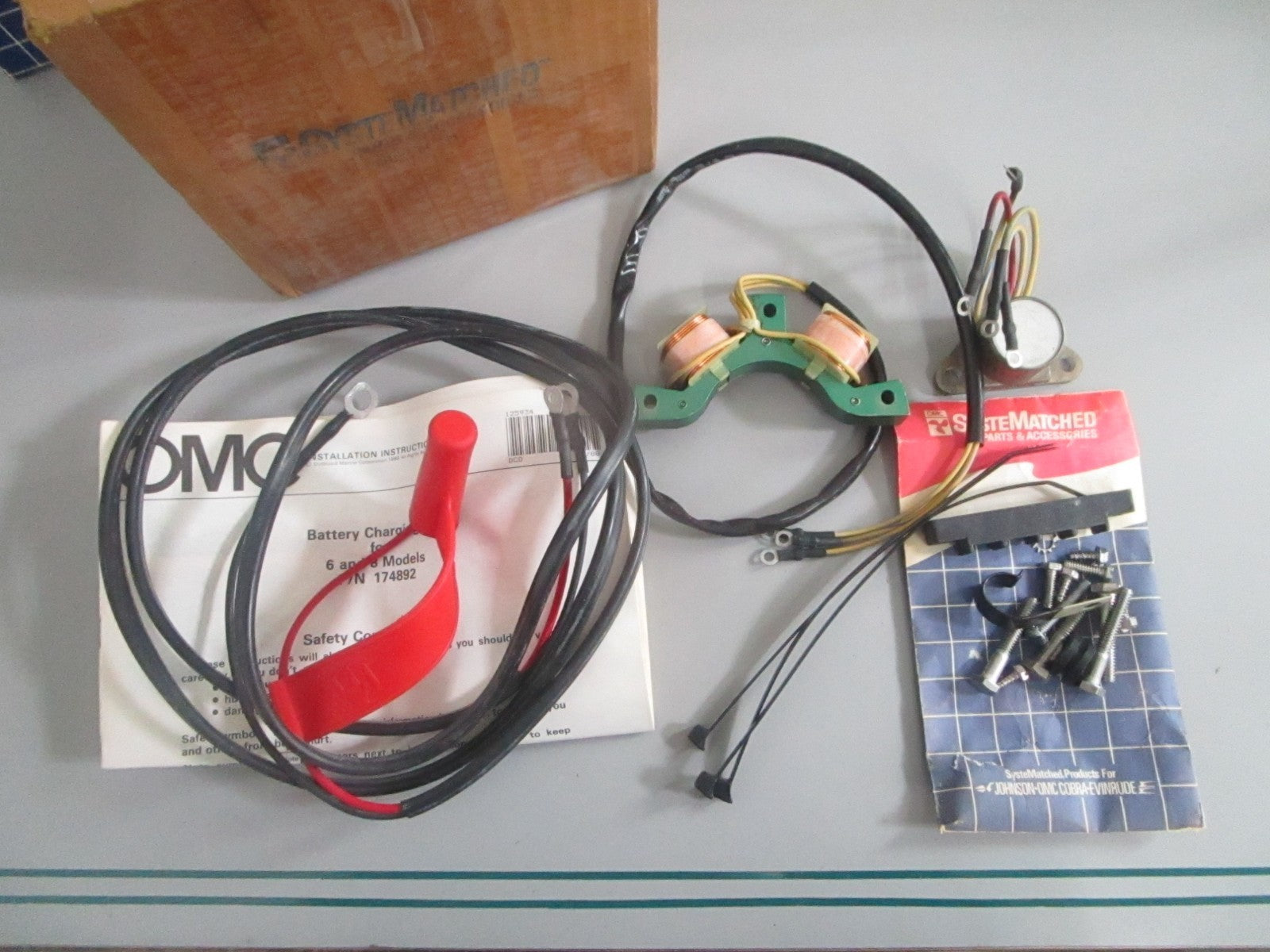 NEW OEM 175278 0175278 OMC Johnson Evinrude Battery Charging Kit 0820