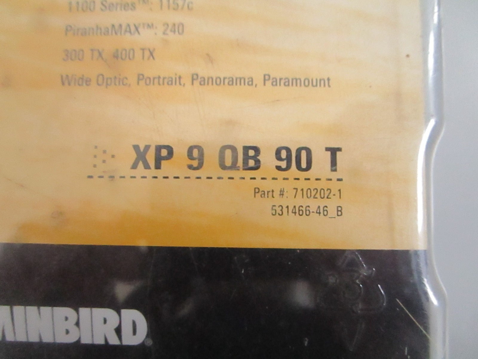 NEW OEM 710202-1 XP-9-QB-90-T Humminbird In-Hull Transducer 0820