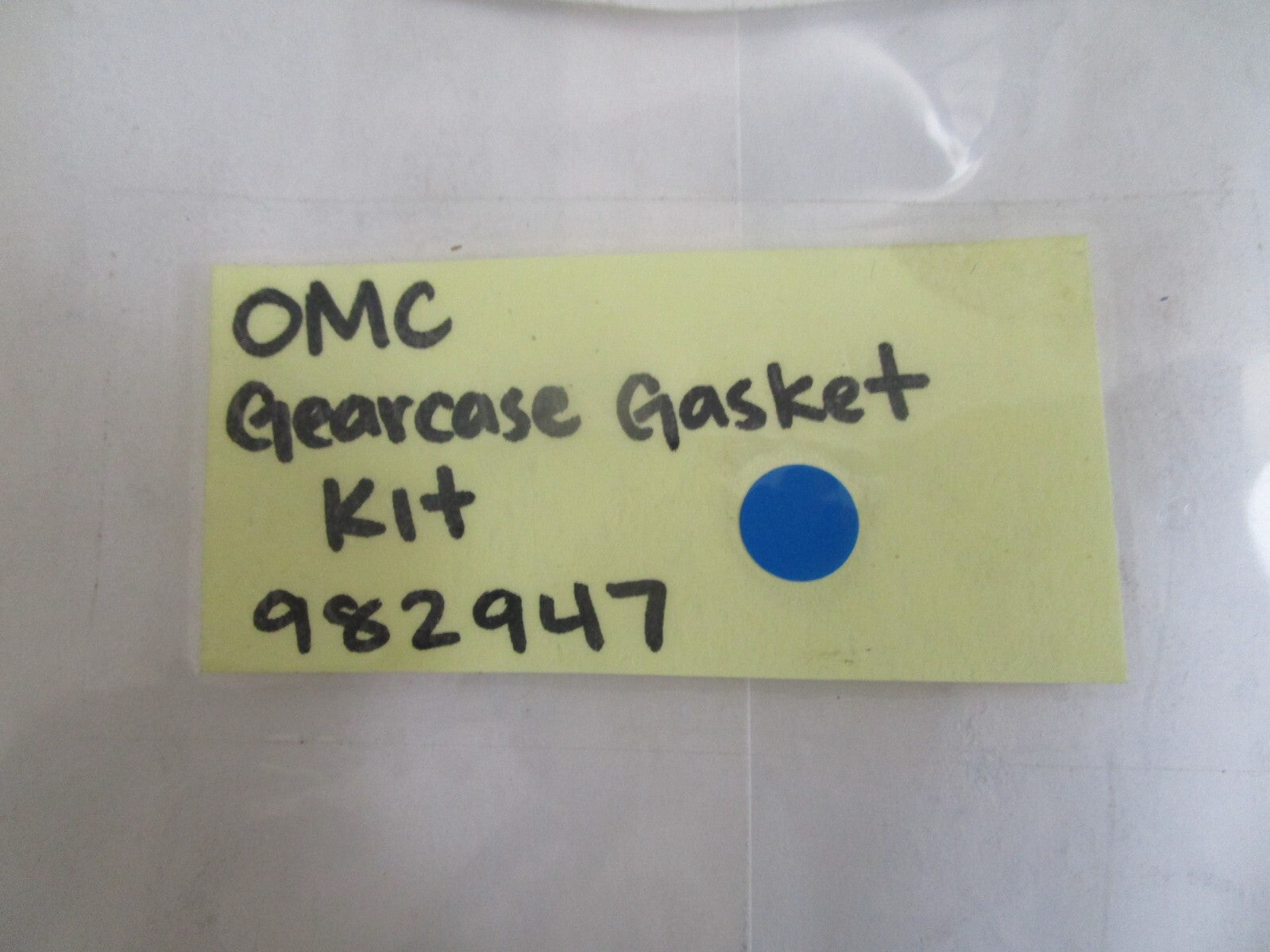 *NEW OEM* 0810 OMC Johnson Evinrude Gearcase Gasket Kit 982947 0982947