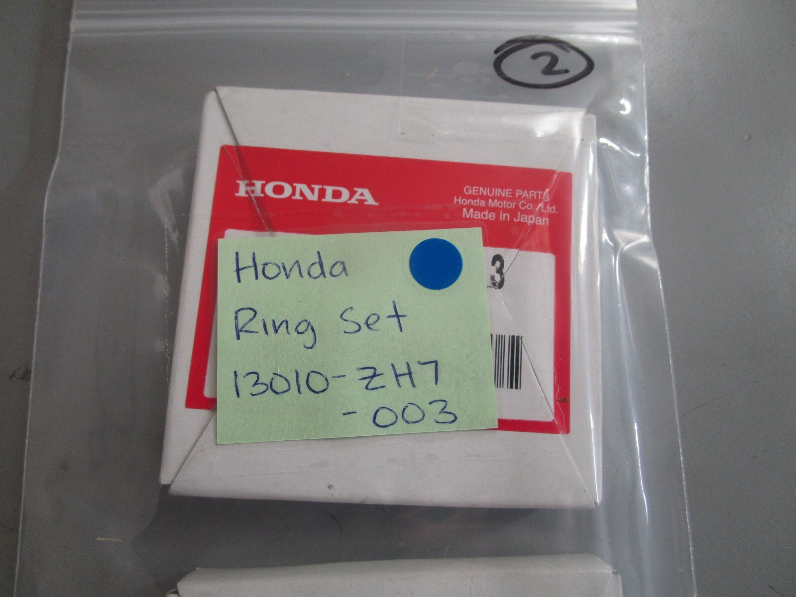 *NEW OEM* 0810 Honda Ring Set 13010-ZH7-003