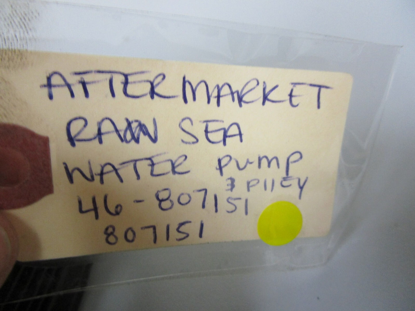 *NEW* 0720 Raw Sea Water Pump Replaces: Mercury Mercruiser 46-807151 807151