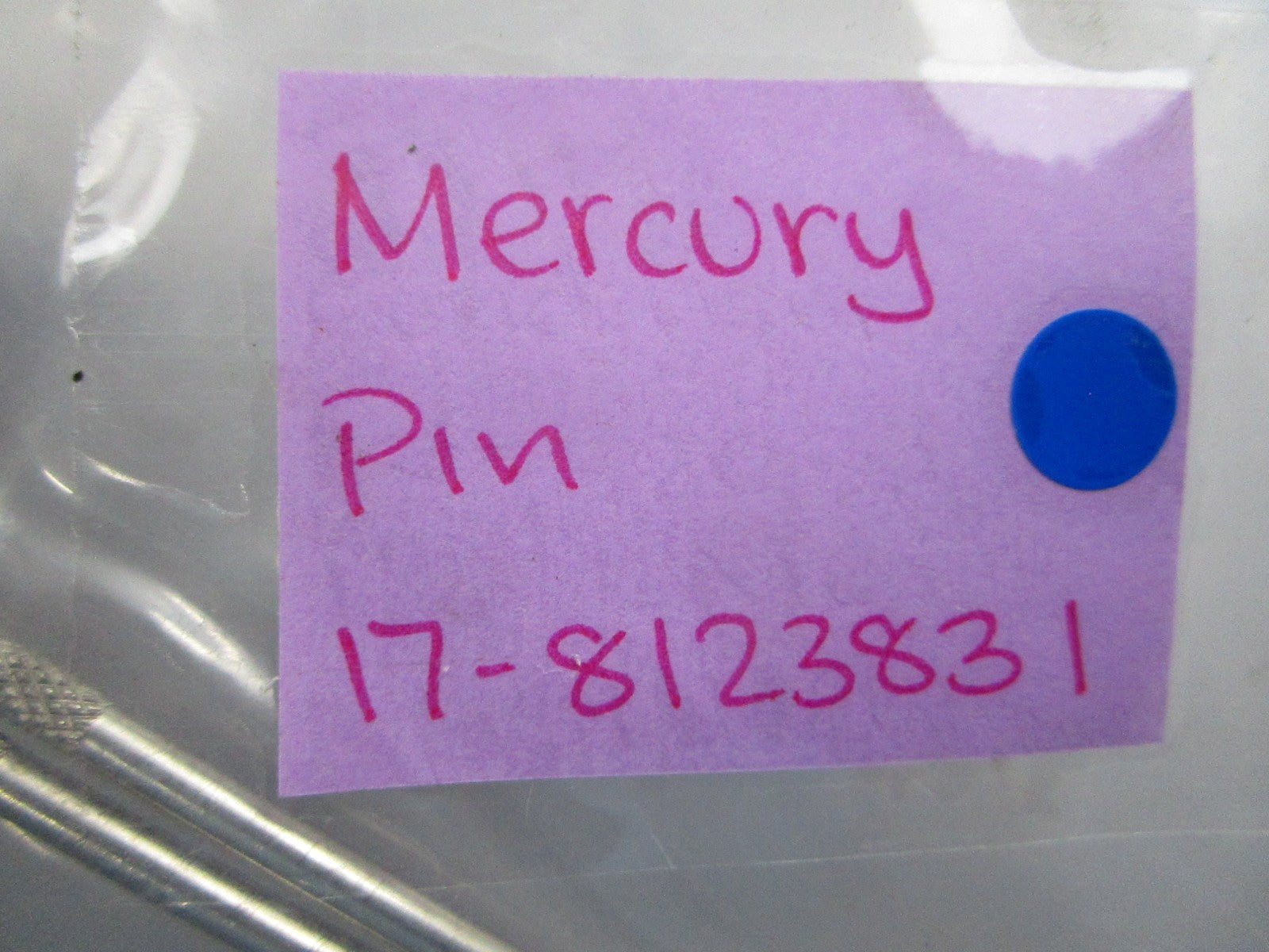 NEW OEM 17-8123831 Mercury Quicksilver Pin 0810