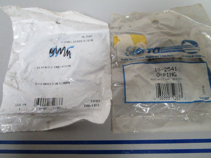 NEW (LOT OF 2) 18-2541 Replaces: OMC 911704 0911704 Sierra O-Ring 0810