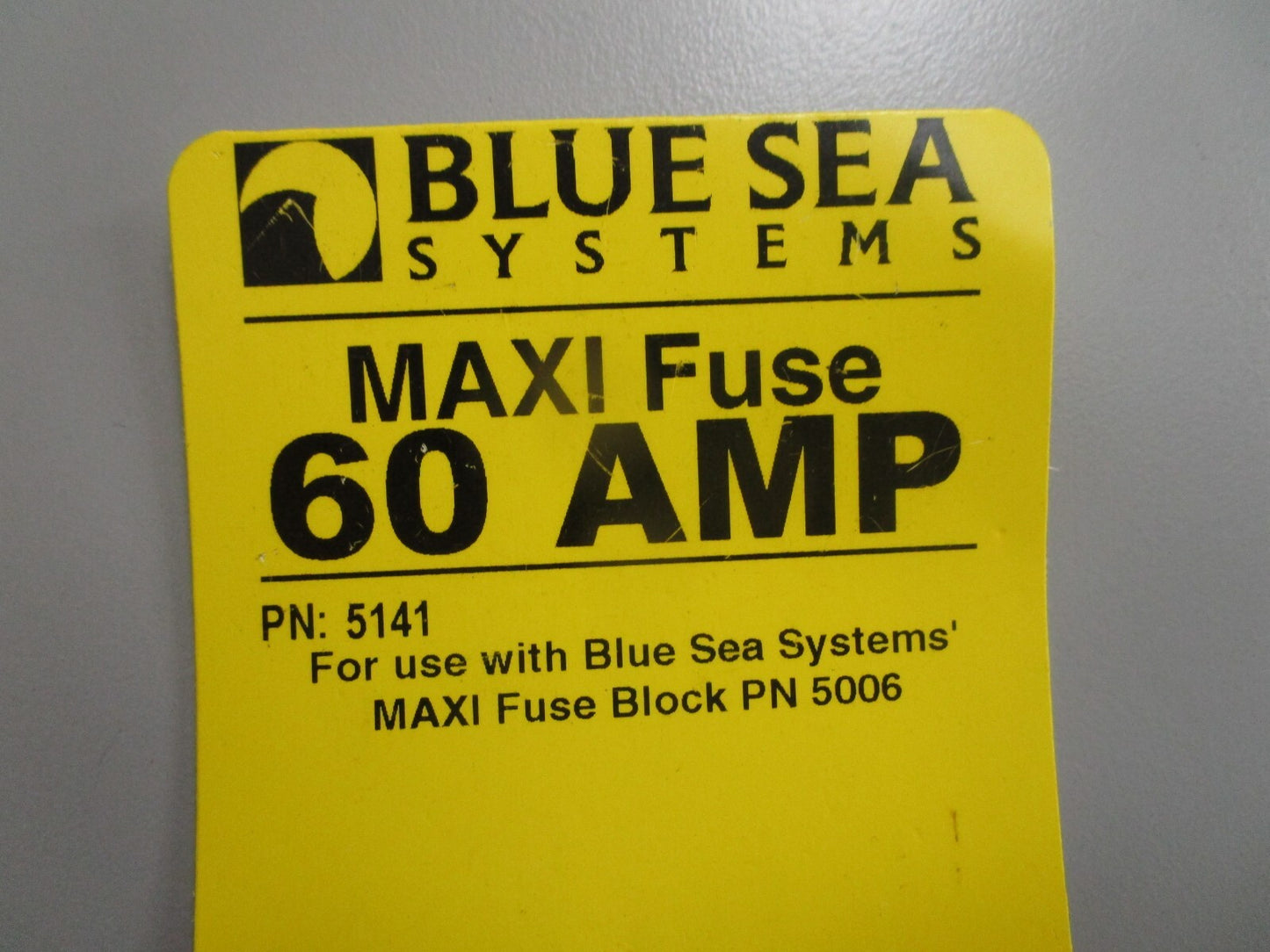 *NEW* (LOT OF 3) 0810 Blue Sea Systems 60AMP Maxi Fuse 5141