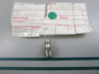 NEW OEM 940194 Volvo Penta Lubricating Nipple 0810
