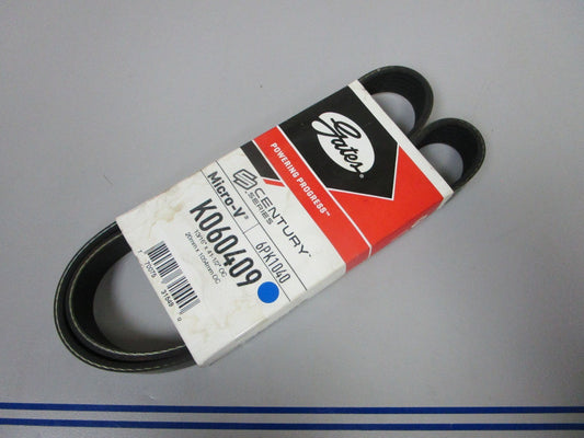 NEW K060409 Gates Micro-V 13/16" x 41 ½" Serpentine Belt 0720
