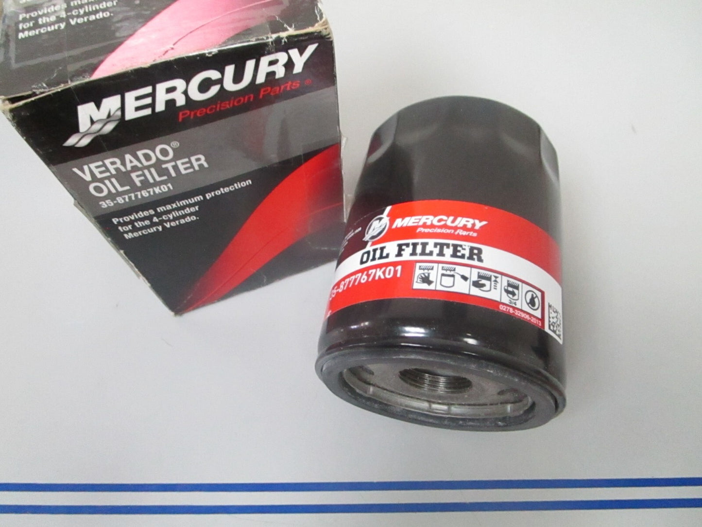 *NEW OEM* 0810 Mercury Verado Oil Filter 35-877767K01