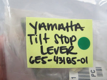 NEW OEM 6E5-43185-01-00 Yamaha Tilt Stop Lever 0810