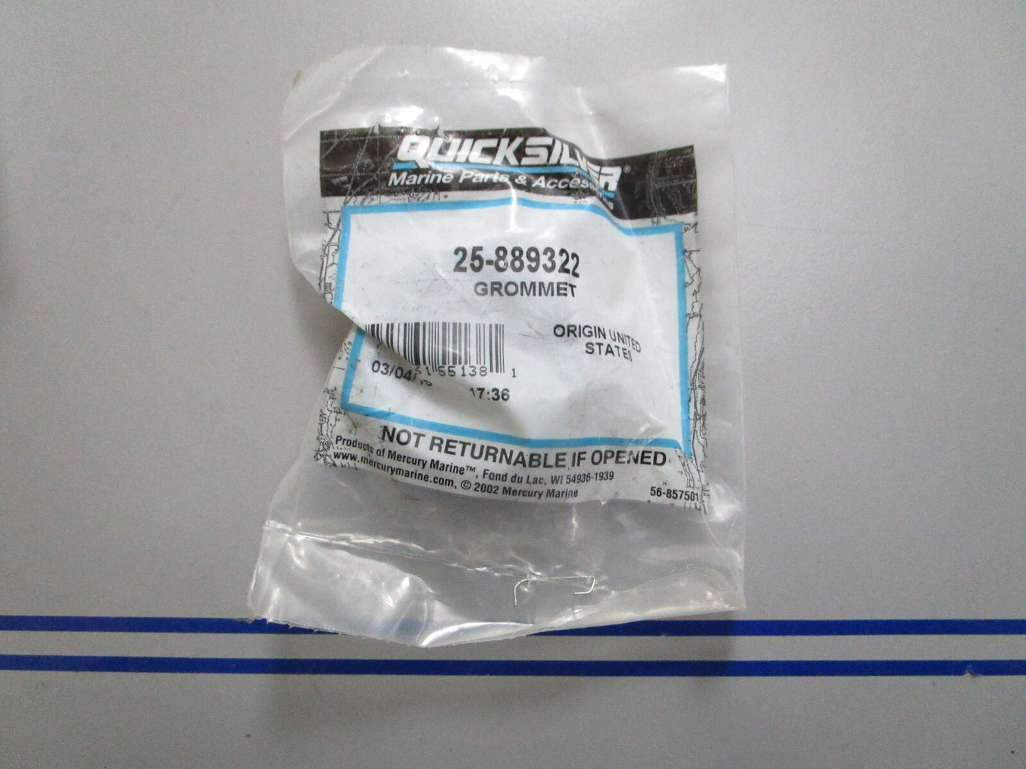 *NEW OEM* 0770 Mercury Quicksilver Grommet 25-889322