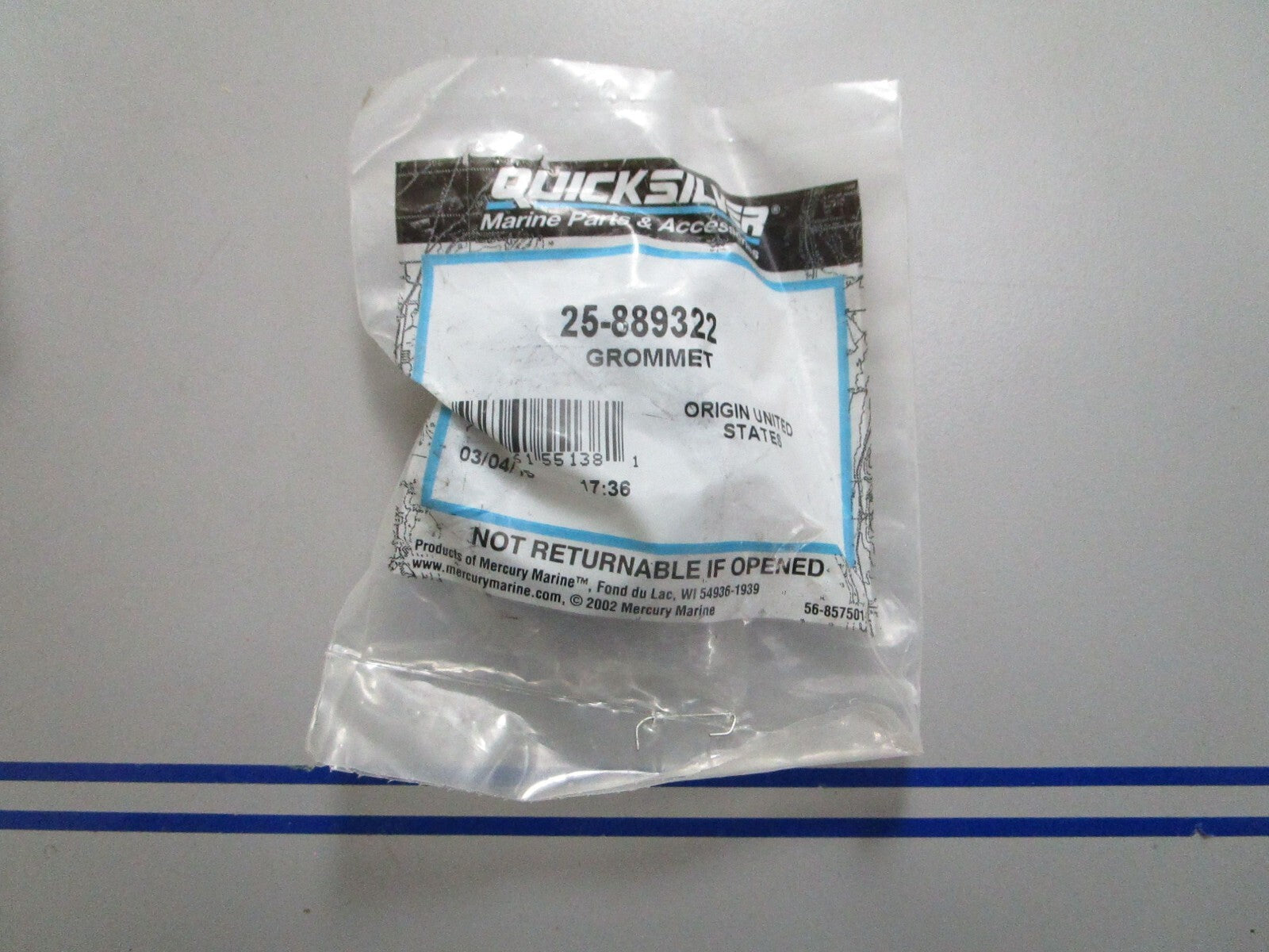 *NEW OEM* 0770 Mercury Quicksilver Grommet 25-889322