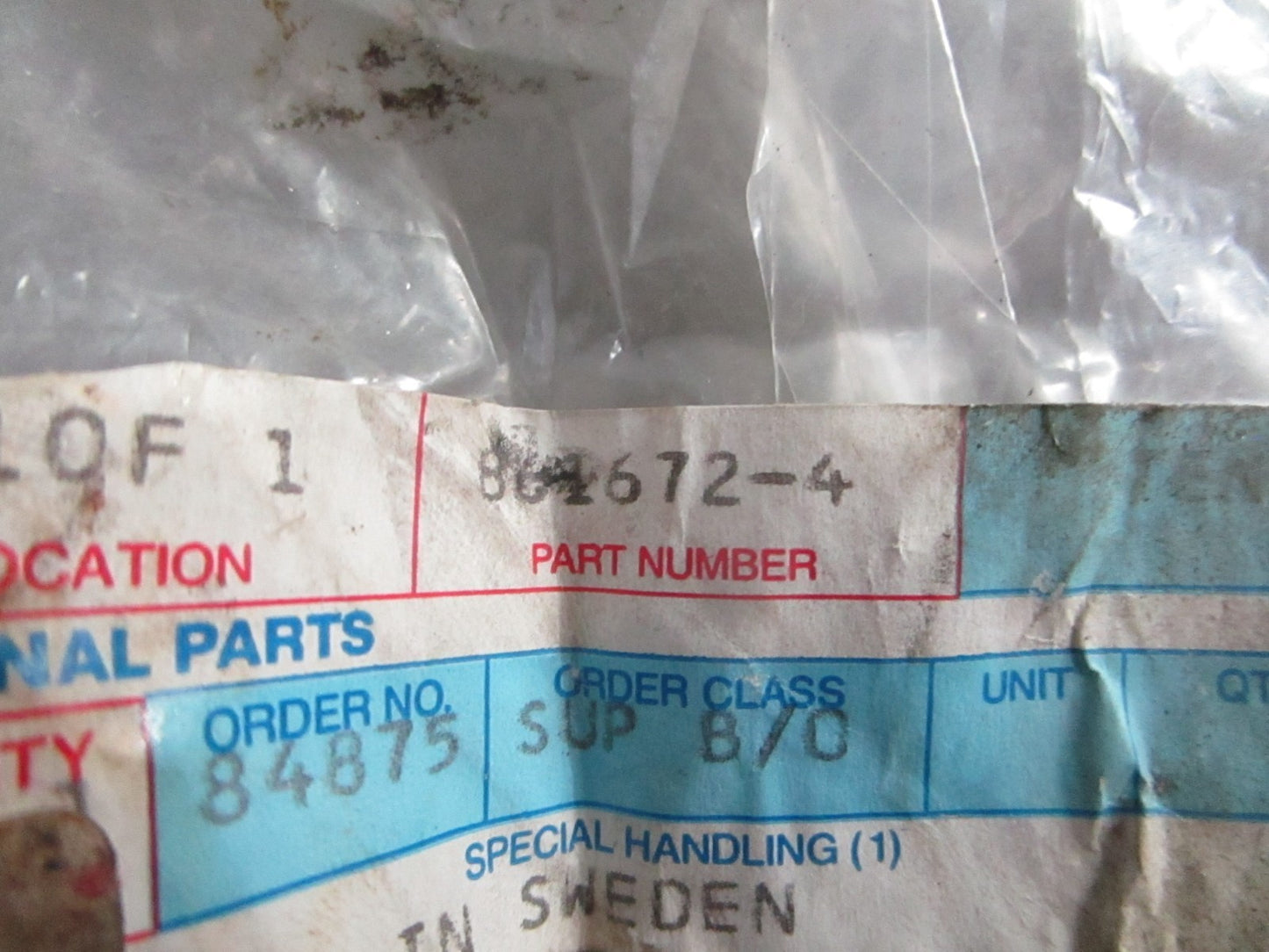 NEW OEM 861672 Volvo Penta Tensioner 0820