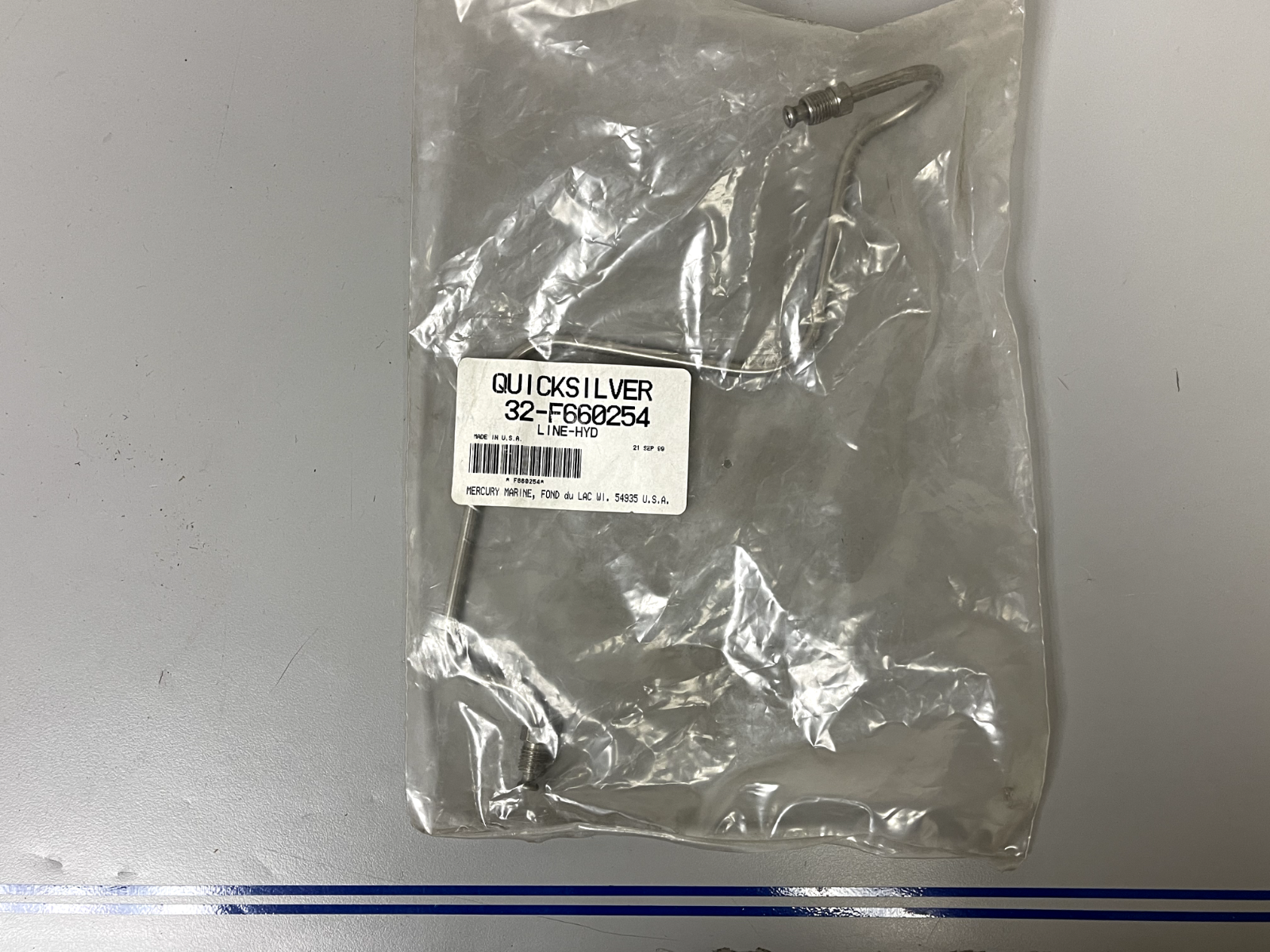 *NEW OEM* 0670 Mercury Quicksilver Hydraulic Line 32-F660254 F660254