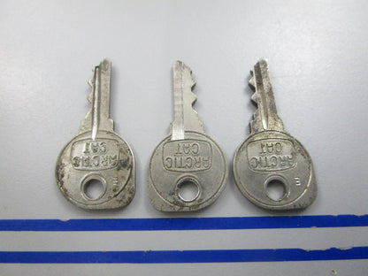 NEW OEM (LOT OF 3) 0109-356 Arctic Cat Ignition Key E 0810