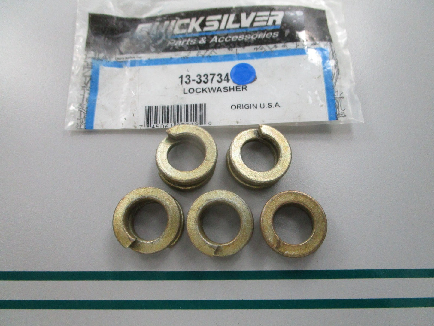 NEW OEM (LOT OF 5) 13-33734 Mercury Quicksilver Lockwasher 0810