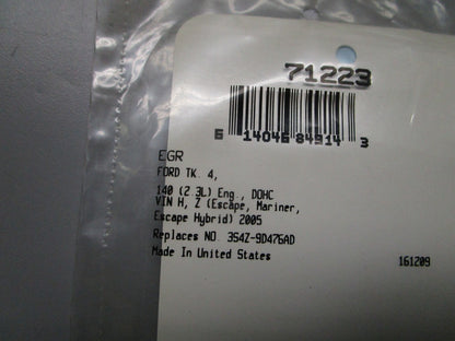 *NEW* 0810 Fel-Pro EGR Gasket 71223 Replaces: 3547-9D476AD