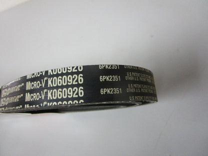 NEW K060926 Gates Micro-V 13/16" x 93 ⅛" Serpentine Belt 0720