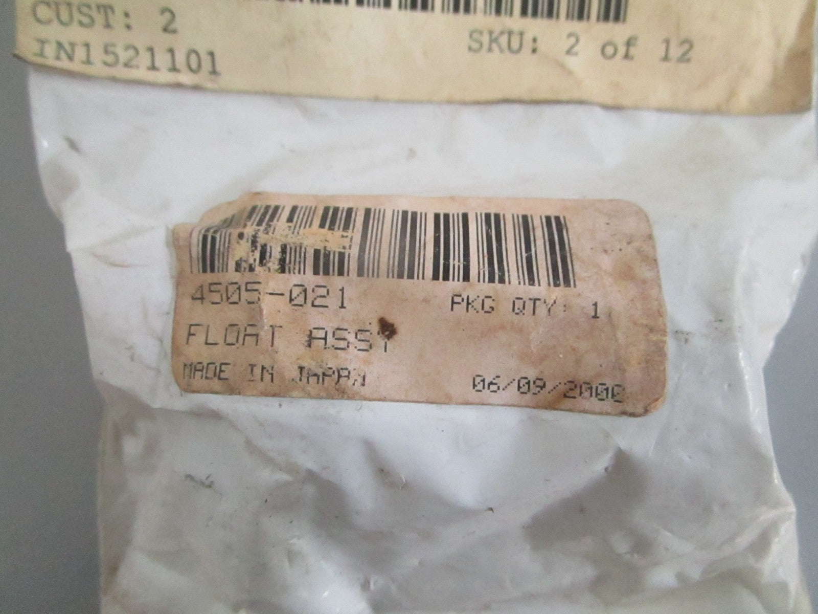 Arctic Cat NEW OEM Carburetor Float Assy 4505-021 ATV 250 400 Mikuni NOS 0820