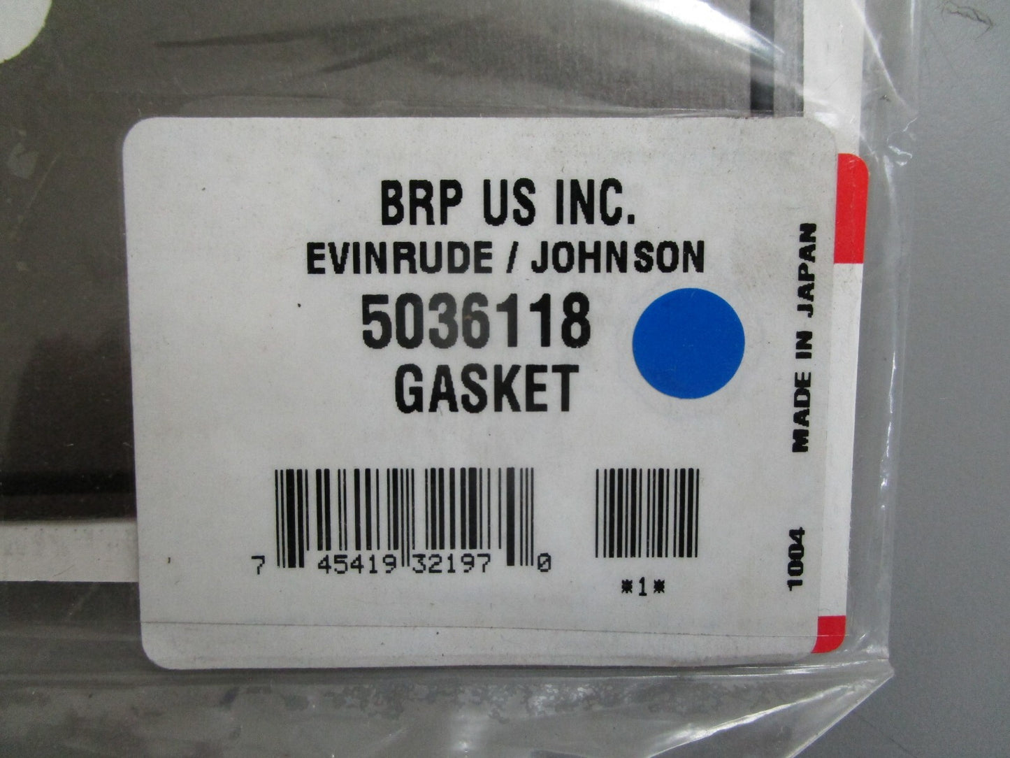 *NEW OEM* 0820 OMC Johnson Evinrude Gasket 5036118