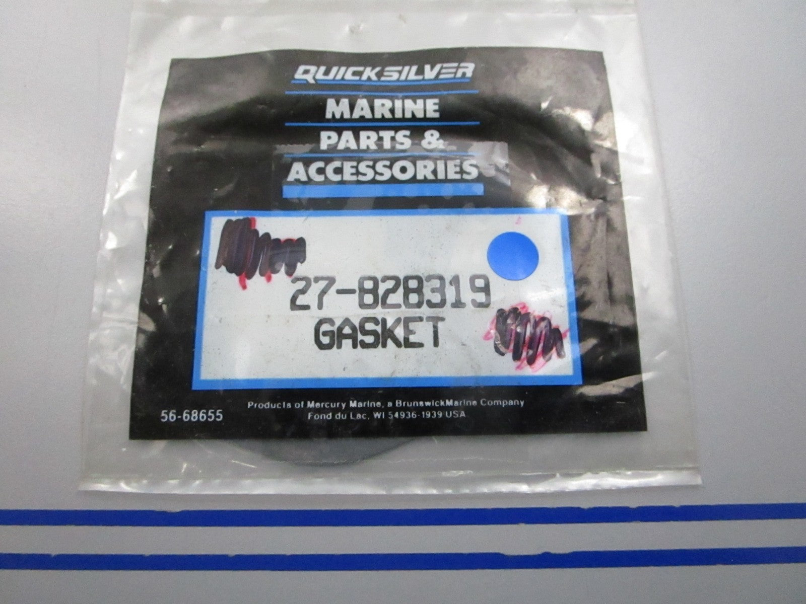 NEW OEM 27-828319 Mercury Quicksilver Gasket 0810