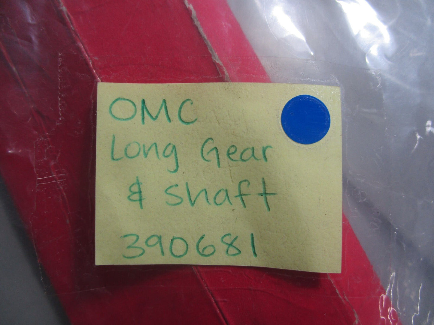 *NEW OEM* 0810 OMC Johnson Evinrude Long Gear & Shaft 390681 0390681