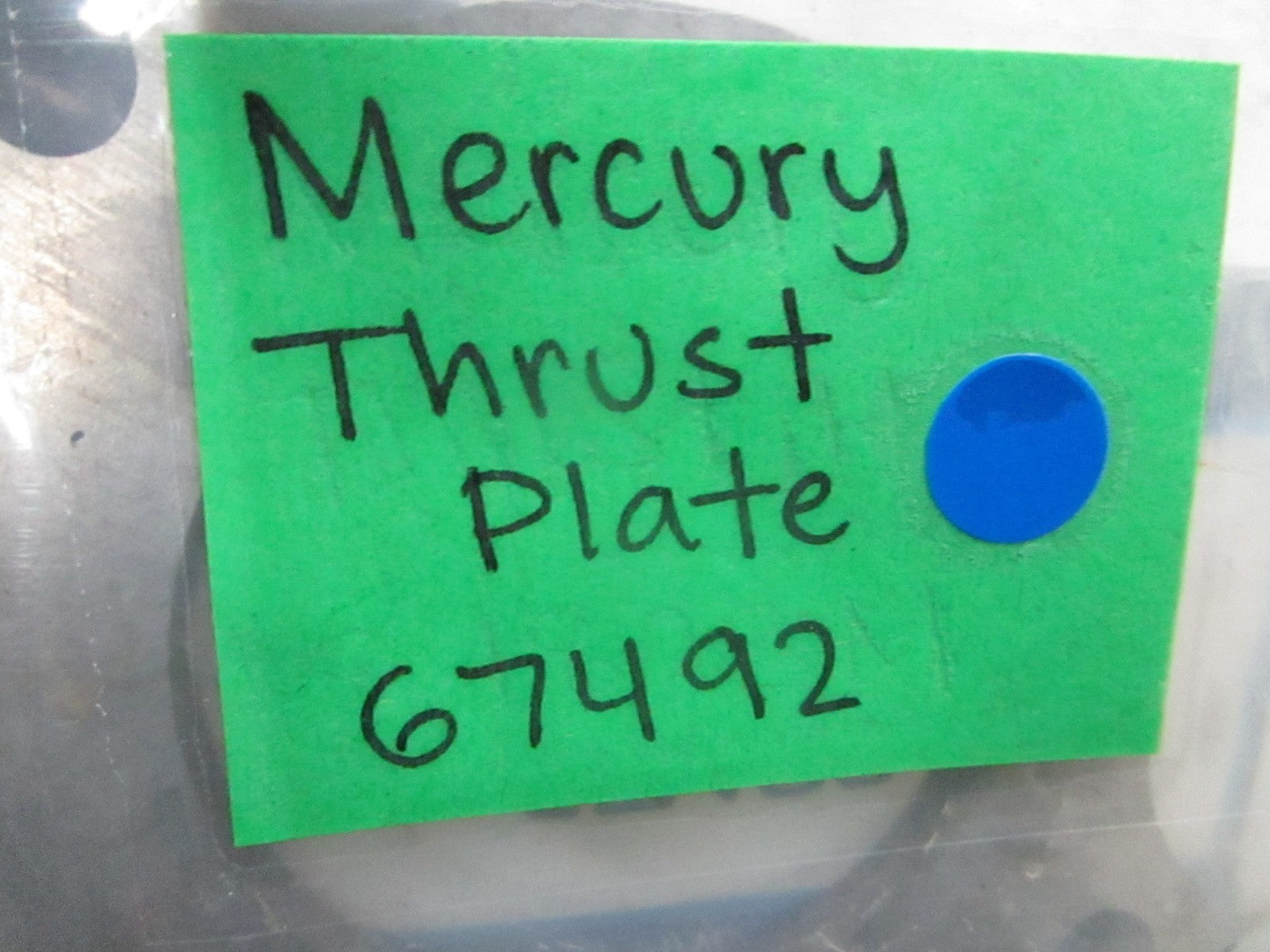 *NEW OEM* 0810 Mercury Quicksilver Thrust Plate 67492