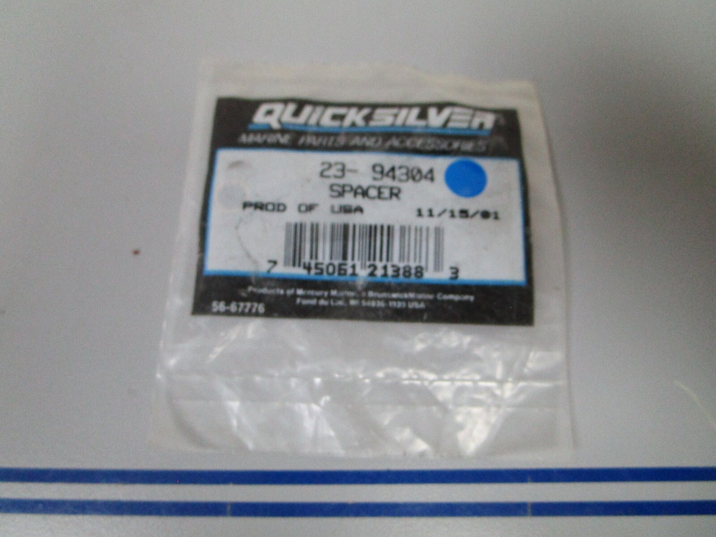 *NEW OEM* 0810 Mercury Quicksilver Spacer 23-94304