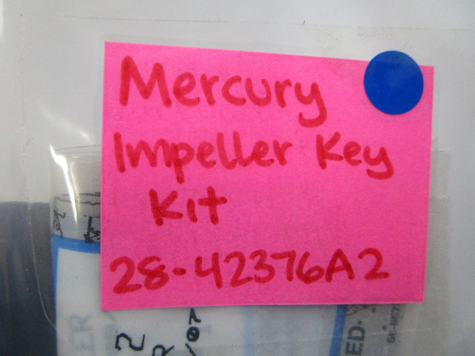 NEW OEM 28-42376A2 Mercury Quicksilver Impeller Key Kit 0810