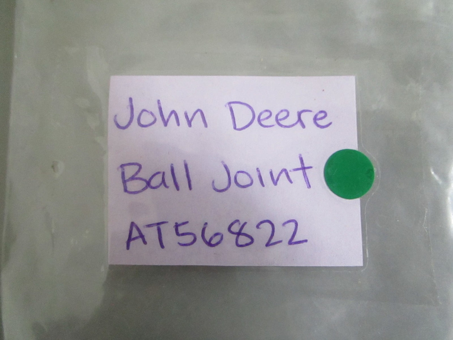 John Deere NEW OEM AT56822 Ball Joint Genuine Construction Equipment Part 0820
