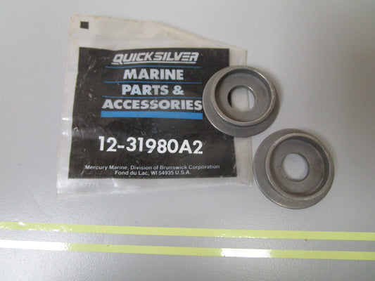 *NEW OEM* (LOT OF 2) 0810 Mercury Quicksilver Cupped Washer 12-31980A2