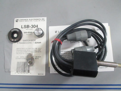NEW OEM LSB-304 000-0046-14 Lowrance Transducer & Sonar Kit 0820