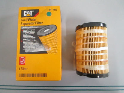 Caterpillar 1R-1803 Advanced Efficiency Fuel Water Separator Filter NEW OEM 0820