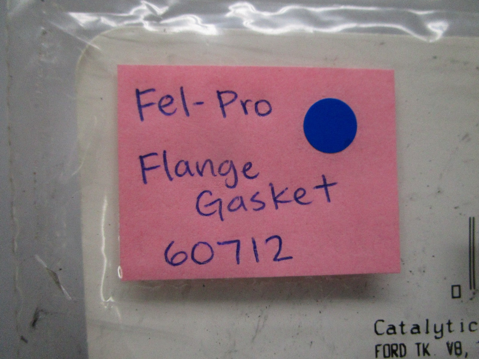 *NEW* 0810 Fel-Pro Flange Gasket 60712 Replaces: E7TZ-5B266-A