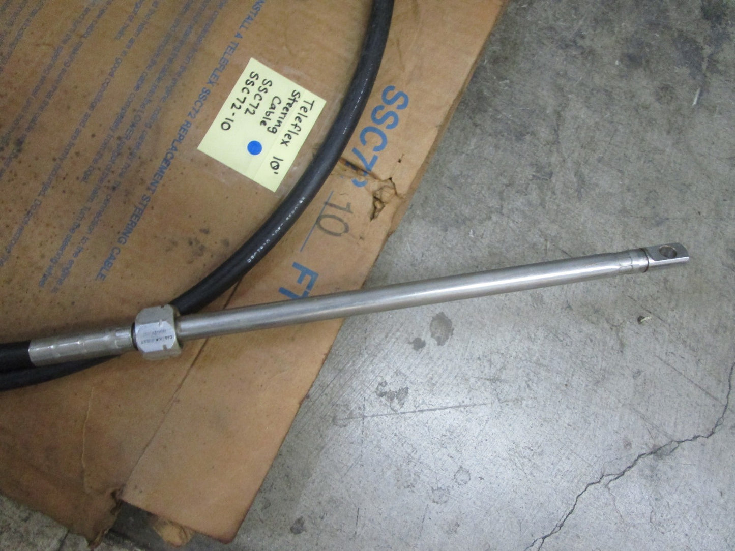 *NEW OEM* 0820 Teleflex 10' Steering Cable SSC72 SSC72-10