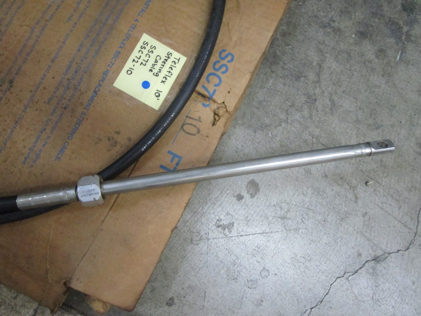 *NEW OEM* 0820 Teleflex 10' Steering Cable SSC72 SSC72-10