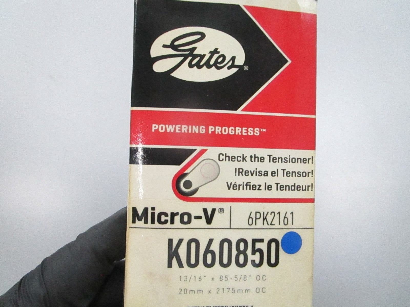 NEW K060850 Gates Micro-V Serpentine Belt 0810