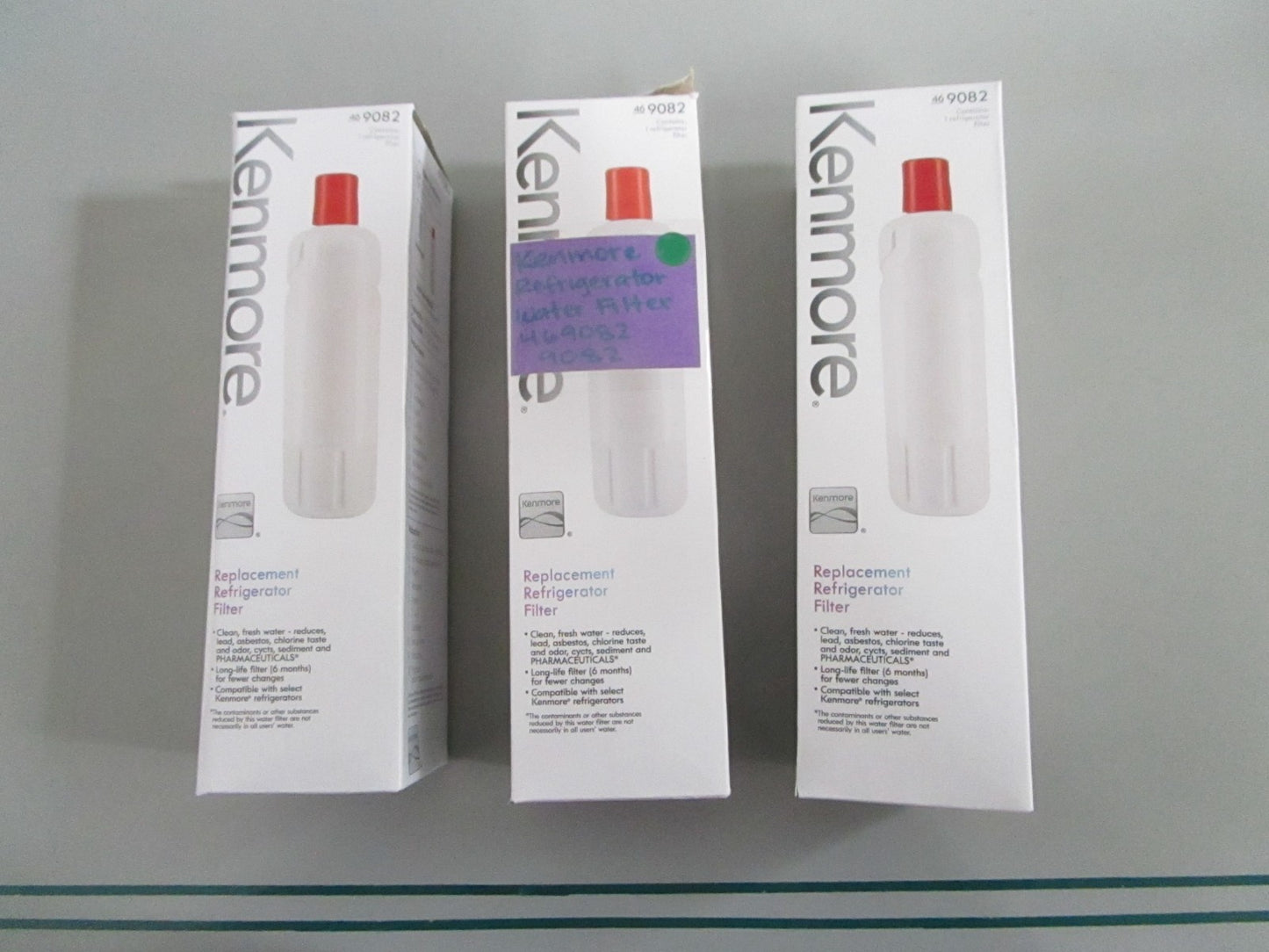 Kenmore NEW OEM Refrigerator Water Filter 469082 9082 NOS Genuine Lot of 3 0820