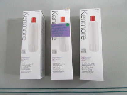 Kenmore NEW OEM Refrigerator Water Filter 469082 9082 NOS Genuine Lot of 3 0820