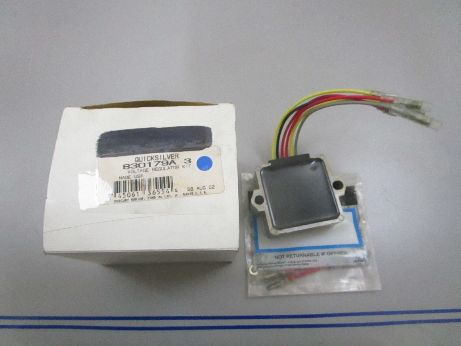 *NEW OEM* 0810 Mercury Quicksilver Voltage Regulator Kit 830179A 3