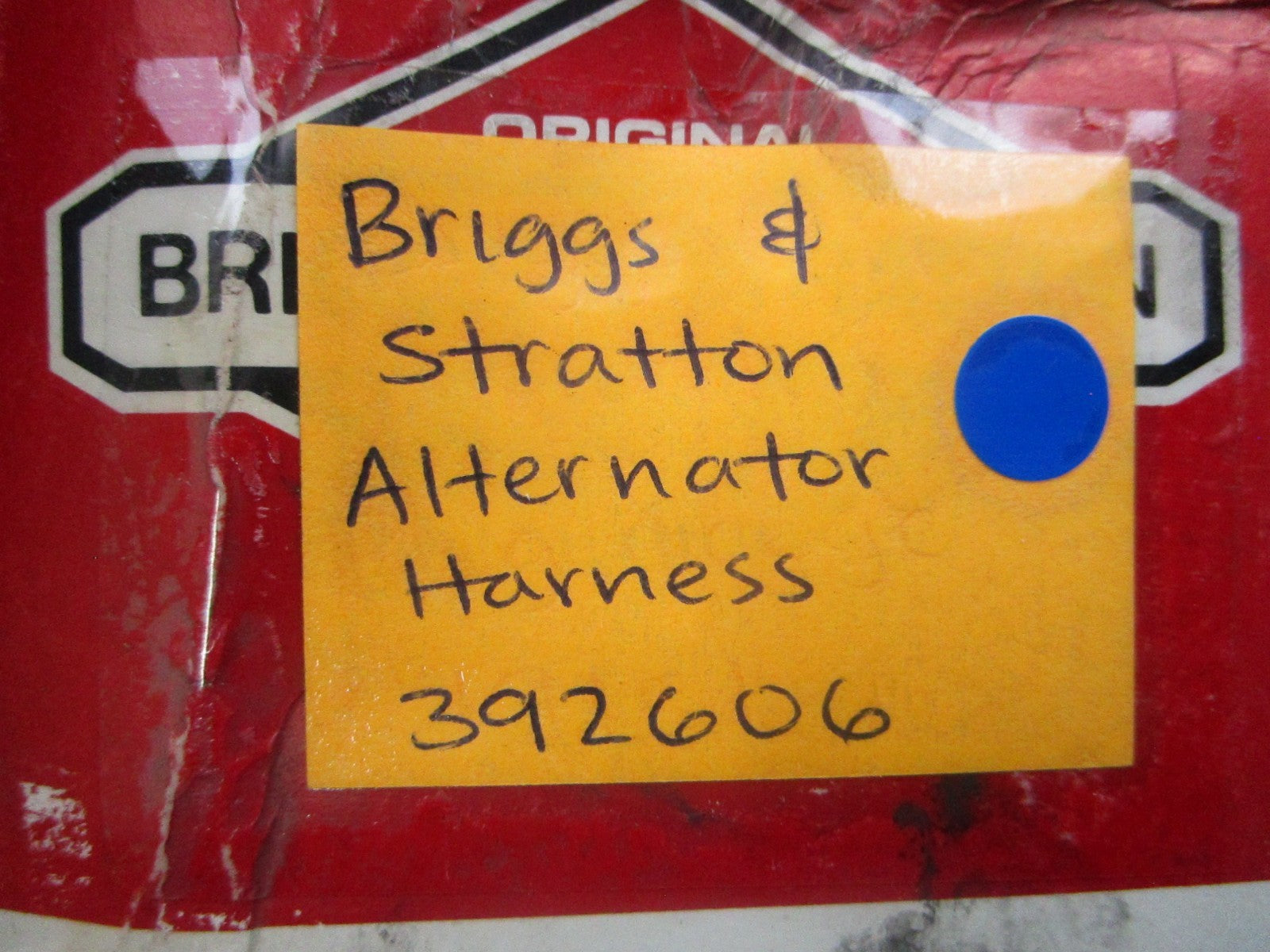 NEW OEM 392606 Briggs & Stratton Alternator Harness 0810