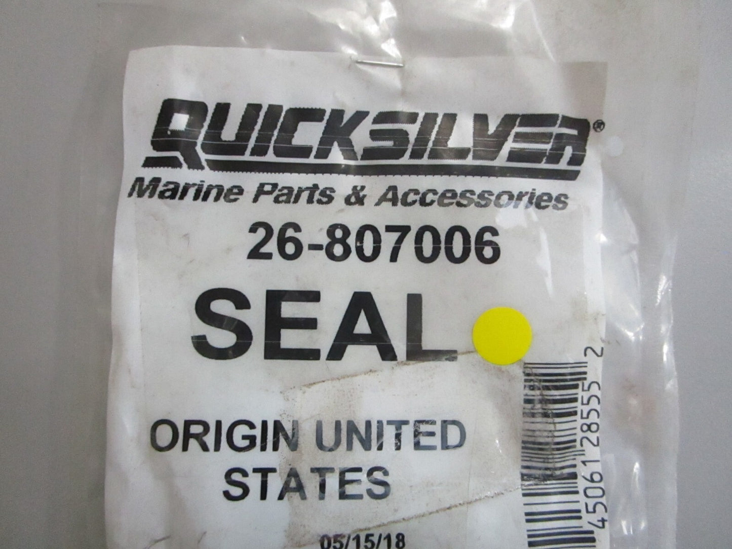 *NEW OEM* 0820 Mercury Quicksilver Seal 26-807006