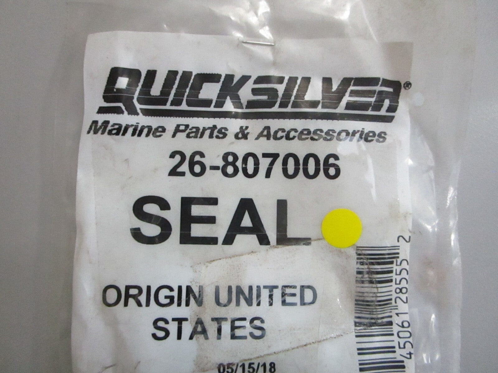 *NEW OEM* 0820 Mercury Quicksilver Seal 26-807006