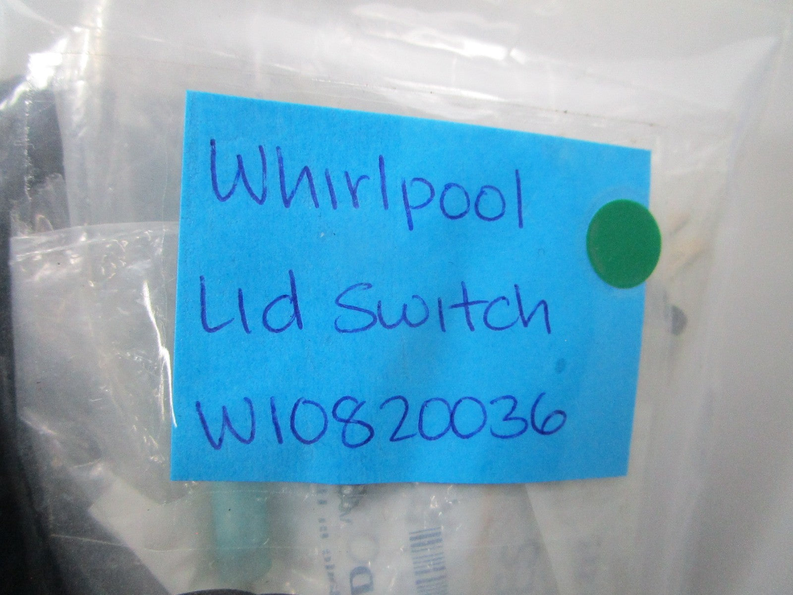 NEW OEM W10820036 Whirlpool Lid Switch 0810